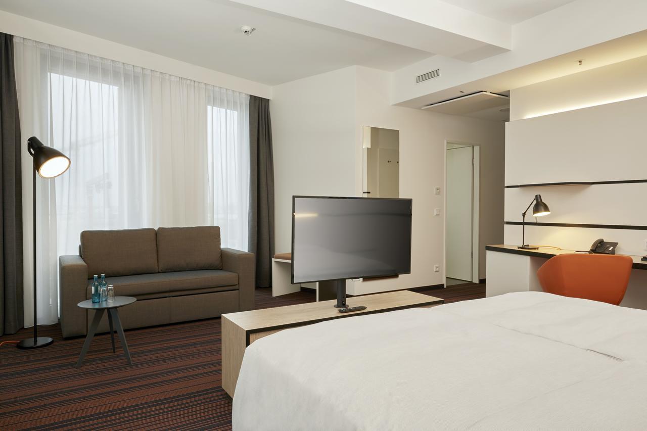 Hyperion Hotel Hamburk Exteriér fotografie A room at the hotel