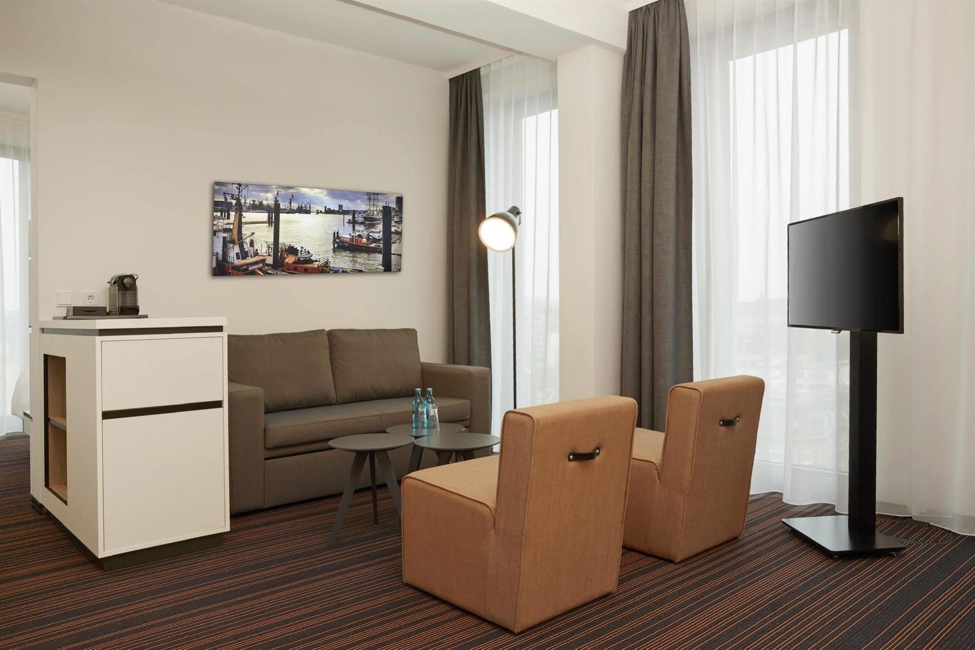 Hyperion Hotel Hamburk Exteriér fotografie A room at the hotel
